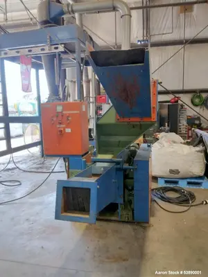 Used Herbold Granulator. 15.5" x 15.5" feed opening