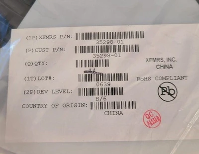 380 pcs XFMRS 35298-01 Thick Film Surface Mounted Brand NEW