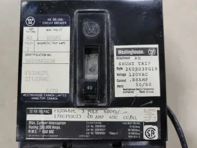 USED WESTINGHOUSE FB3040PL