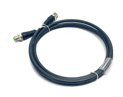 USED MURRELEKTRONIK POWER 0° CONNECTION CORDSET M12 MALE TO FEMALE