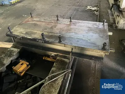 USED Berstorff 1,610 MM (63") Berstorff Vertical Two Roll Calander Sheet Stack