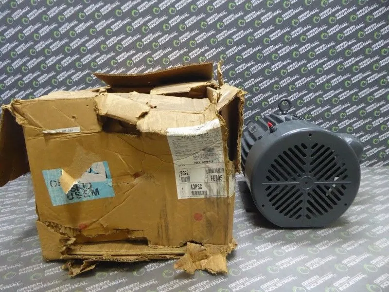 3 HP US Motors A3P3C BG92 Motor 460V 1175 RPM 3 Phase 4.3A 215 Frame Used