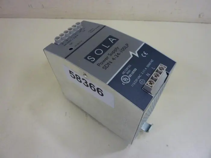 Used SOLA ELECTRIC SDN4-24-100LP Power Supplies Michigan US | Ideal Machinery #584139