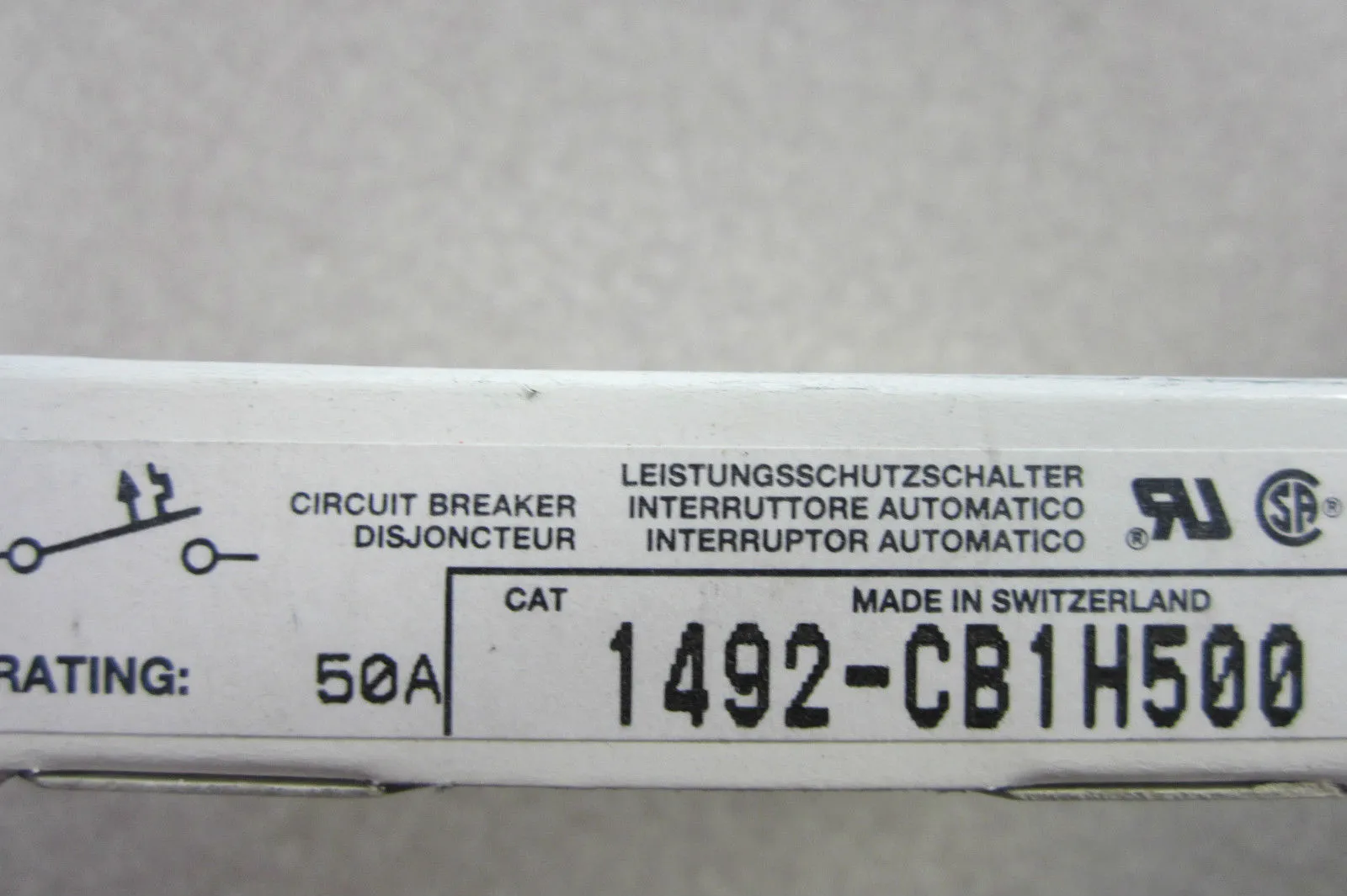 NEW ALLEN BRADLEY 1492-CB1H500 CIRCUIT BREAKER 1492CB1H500