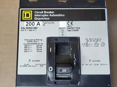 USED SQUARE D KAL362001380