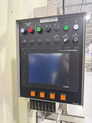 88 TON AIDA MODEL #DSF-N1-800 GAP FRAME SERVEPRO SERVO PRESS 6.3” STROKE 2015 : YOBRO #25100