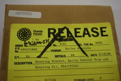 NEW SEALED BAILEY CONTROLS 6627935A1 MOUNTING KIT