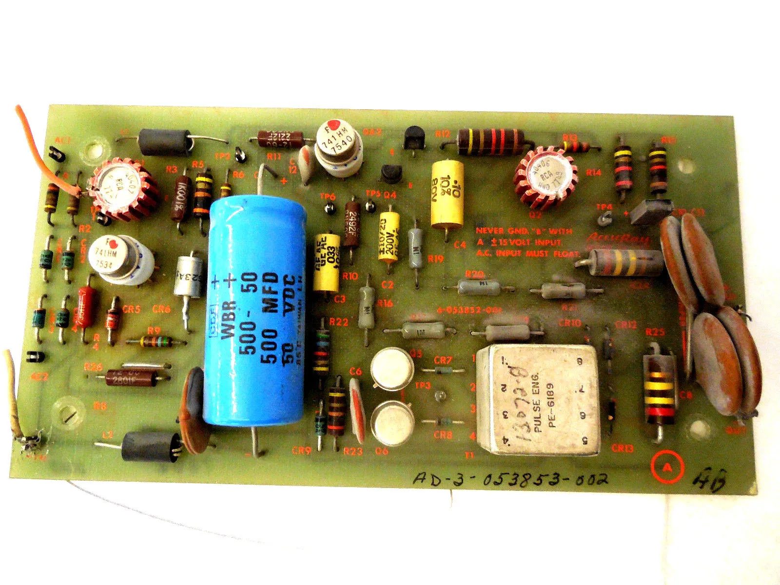 ABB AD-3-053853-002 POWER SUPPLY BOARD AD3053853002