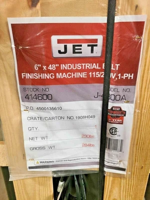 New | in-Stock JET 455434343434576343343 Miscellaneous Woodworking Equipment California US | Amiron Machinery #1261980