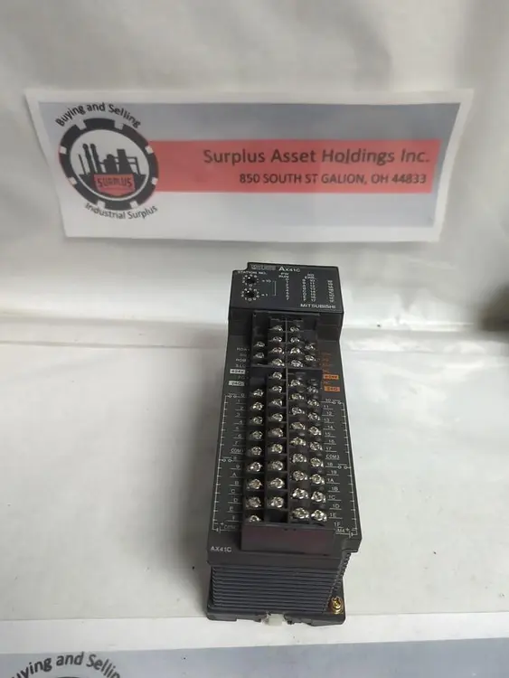 Used MITSUBISHI AX41C Input / Output Modules | Surplus Asset Holdings #1205867