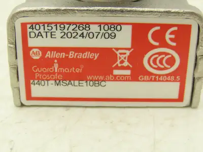 Allen Bradley 440T-MSALE10BC Guardmaster Trapped Key Interlock Switch With Key