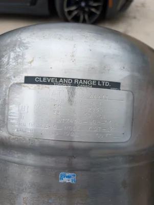 USED CLEVELAND RANGE LTD KDT-12T