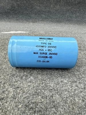 Used Mallory Type CG Capacitors California US | Davliegogo LLC #1706372