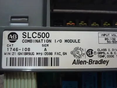 Allen Bradley 1746-IO8/A SLC 500 Combination I/O Module Used