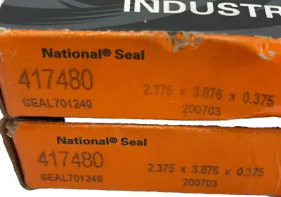 NEW TIMKEN 417480 OIL SEAL LOT OF 2