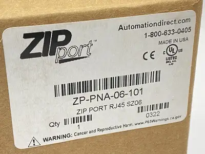 ZP-PNA-06-101 | Automation Direct  ZIPport Panel Interface Connector RJ45 - New Other