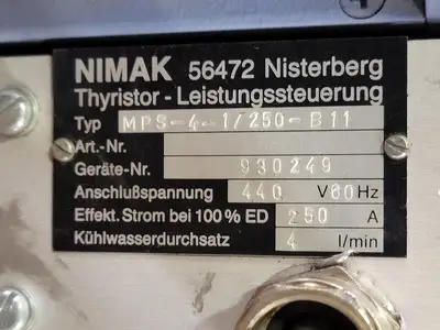 USED NIMARK MPS-4-1/250-B11