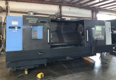 2015 DOOSAN PUMA 5100LC LATHES, SLANT BED, N/C & CNC | Wheeler Machinery Sales (1)