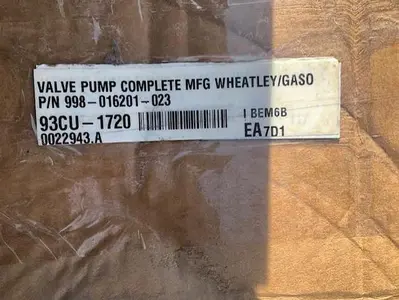 Wheatley/Gaso Pump Valve PN P-300-5736