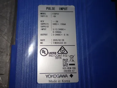 New | in-Stock YOKOGAWA F3XP02 Input / Output Modules Ohio US | HGR 24 #751757