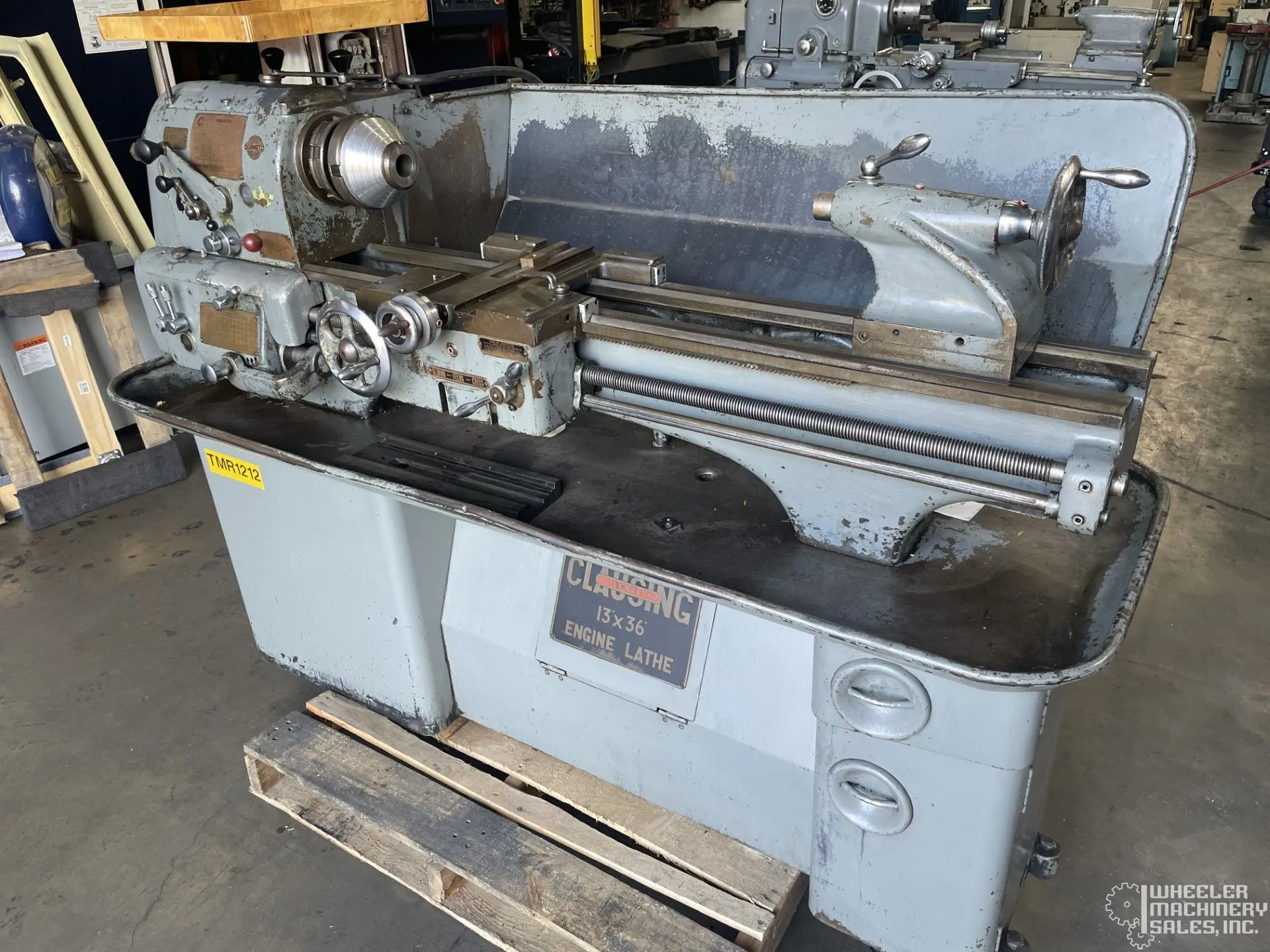 Clausing Colchester Model C Engine Lathe 13" x 36" #8388 #1