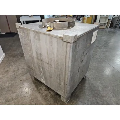 Used 395 Gal Stainless Steel Tote Bin