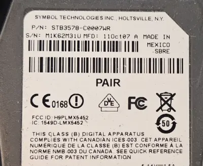 Symbol LS3578 Wireless Barcode Scanner w/ Cradle (BIN642)