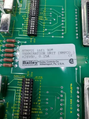 Used Bailey NTMF01 infi 90 Termination Unit, (NMFC0_), 24VDC, 0.25A I/O Boards & Replacement Parts South Carolina US | Palmetto Automation #1505498