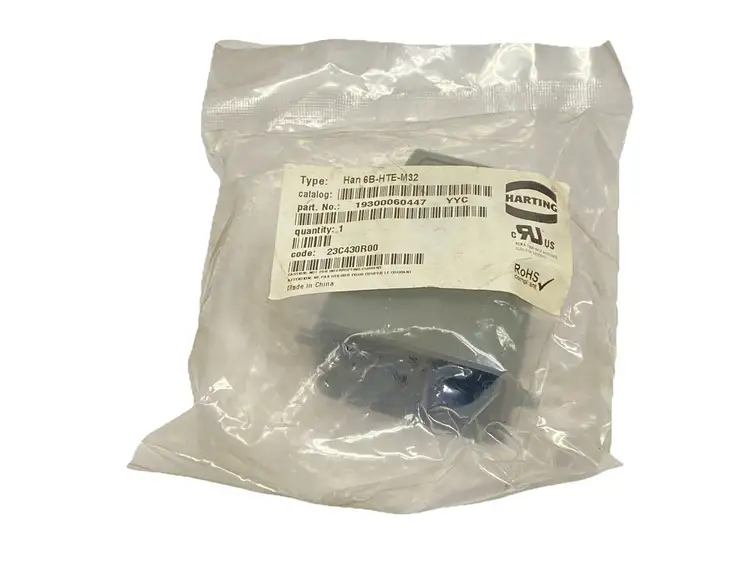 New | in-Stock HARTING HAN B 6B TOP ENTRY HOOD M32 HAN 6B-HTE-M32 Misc Industrial Equipment | Maverick Industrial Sales #1101867