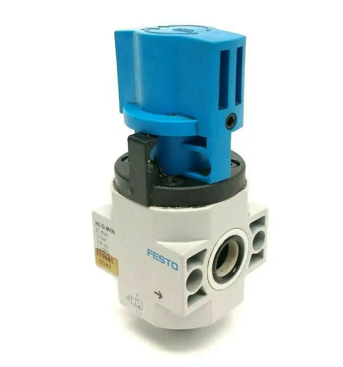 Used FESTO MANUAL ON-OFF VALVE 3 PORT G 1/8" 0-1.6MPA 170681 Solenoid Valves Michigan US | Maverick Industrial Sales #1092539