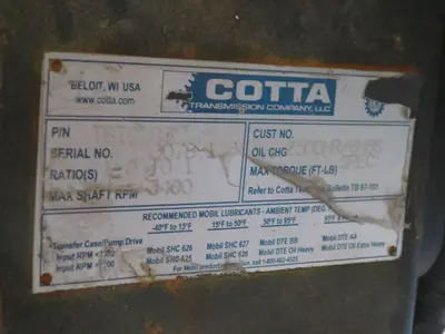 Used COTTA TST0283 Speed Reducers Texas US | Aucto #1307014