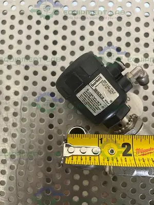 USED BURKERT 00462610 SOLENOID VALVE 1/2 PTFE W/ THREADED TO 1/2" NPT FITTING 145 PSI