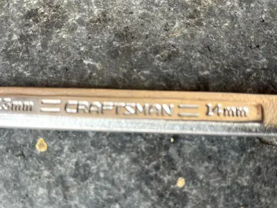 CRAFTSMAN -VA- 44177  13mm  x  14mm Flare Nut Metric Wrench  USA Hand Tool