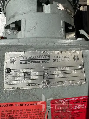 USED STERLING ELECTRIC INC. LUBE FREE SPEED-TROL