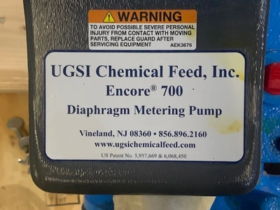 USED UGSI Chemical Feed, Inc. Encore 700