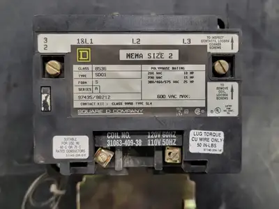 USED SQUARE D 8536SDO1V02S