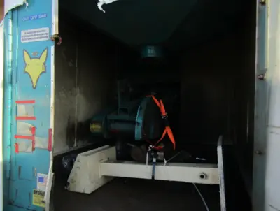 Complete Foundry Finishing System – Vulcan Barrel Sander Cell with Robotic Handling, Air System, and Ancillary Equipment