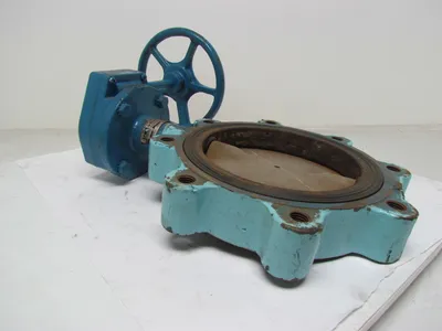 Dezurik 9207954 8" Butterfly Valve Flanged EPDM Seat Manual Gear Actuator