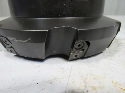 Lumco DMG32-D1 6-1/4" 8 Flute Indexing Face Mill 20° 1-1/2" Arbor