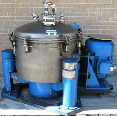 Western States EZ-300 30 x 18 perforate basket centrifuge, 316L SS.