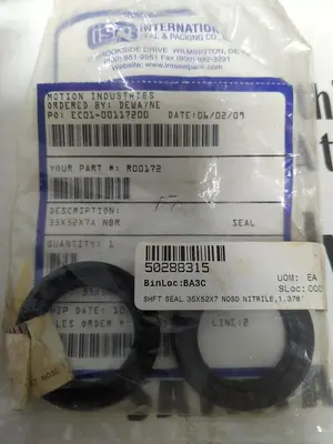 New | in-Stock NBR 35X52X7A Pump & Valve Parts Ohio US | Surplus Asset Holdings #1244945