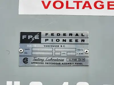 USED FEDERAL PIONEER UC10E3