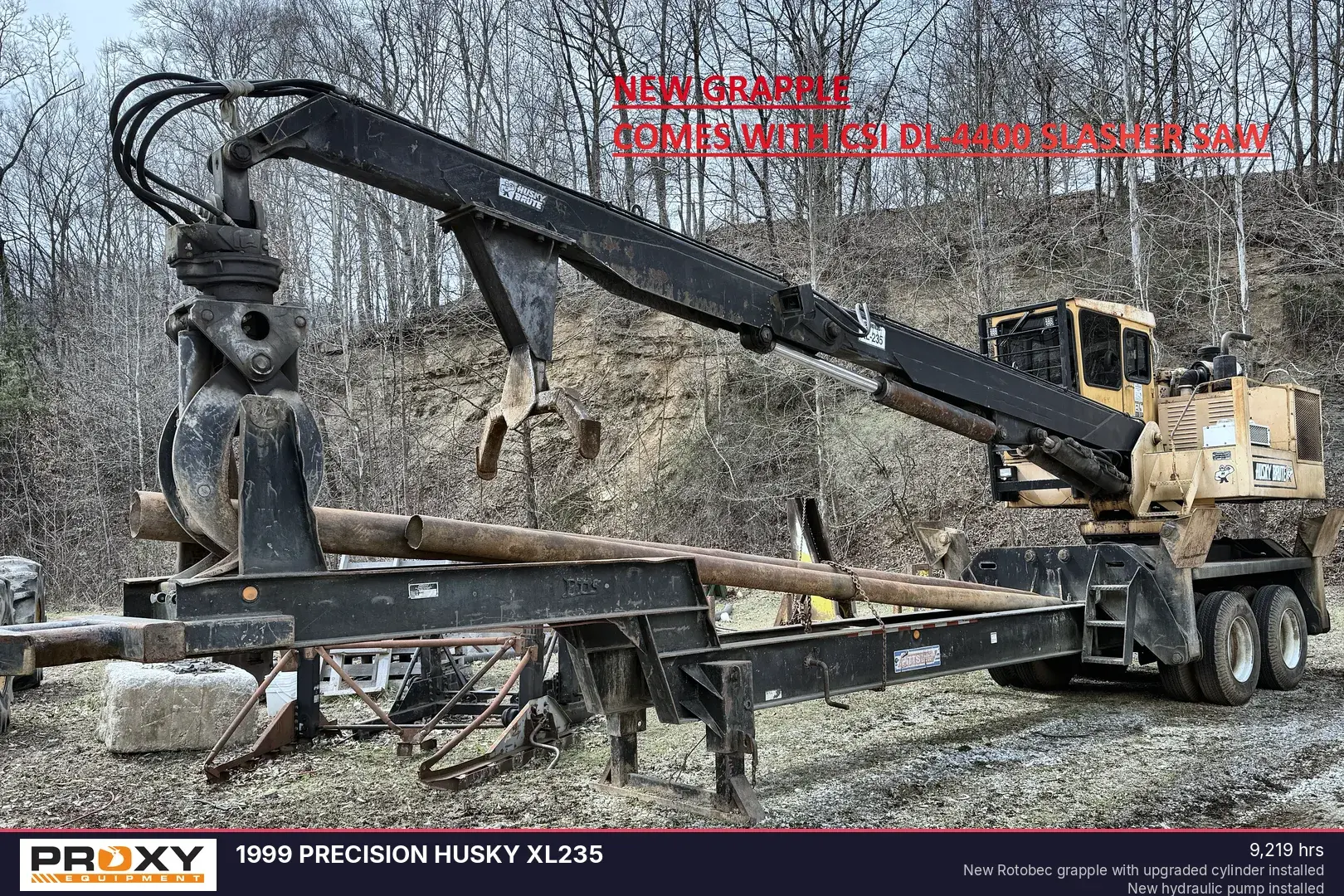 Used 1999 PRECISION HUSKY XL235 Log Loader Kentucky US | Proxy Equipment #1385150