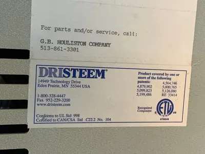 Used DRISTEEM VM994 Humidifiers Ohio US | HGR 24 #1358108