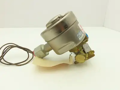 Asco 206 381 3RF Bronze Solenoid Valve Air or Inert Gas 2-Way 1/4" NPT 125VDC
