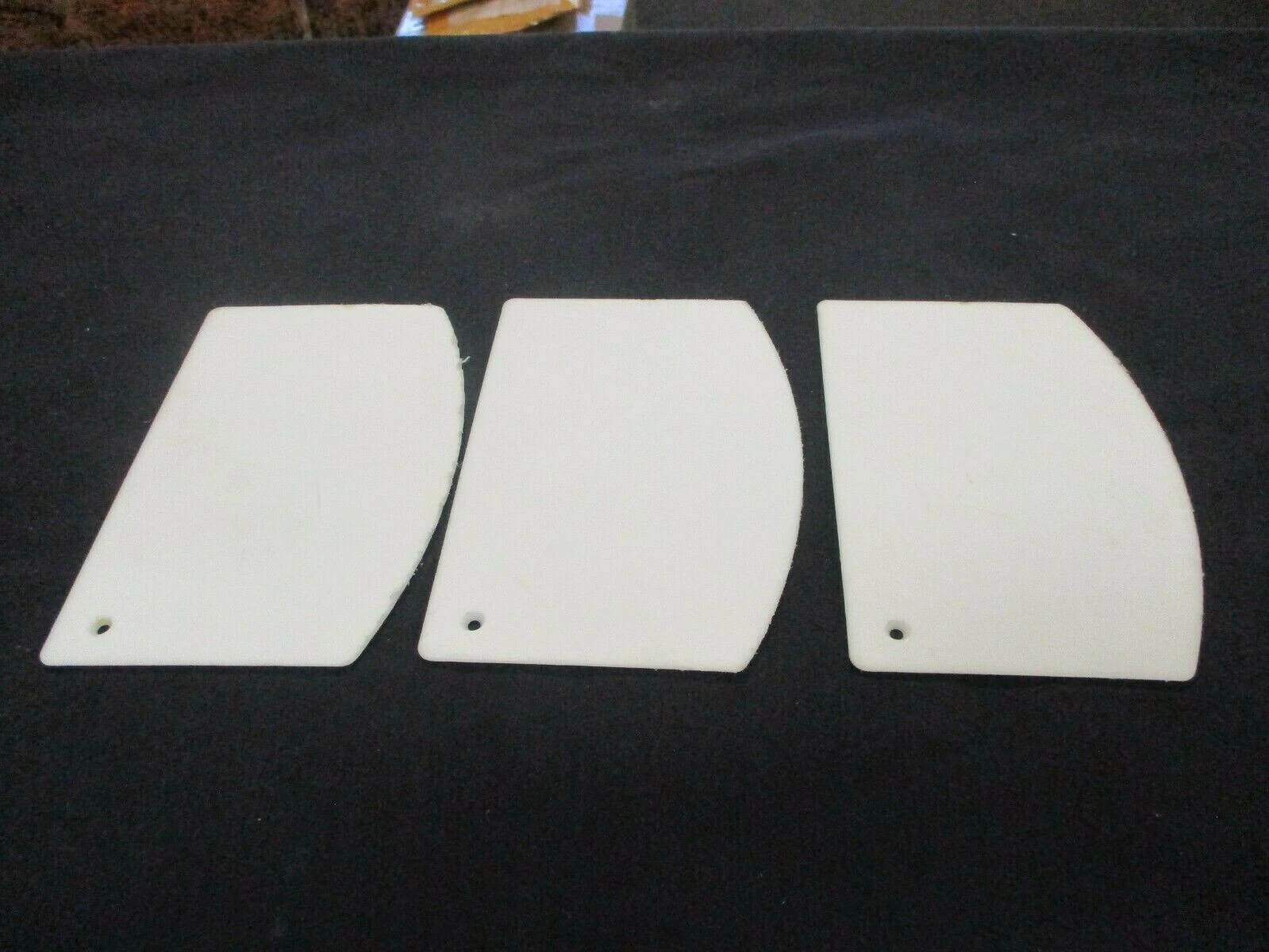 Straight Edge Bowl/Caker Scrapers (QTY 3)