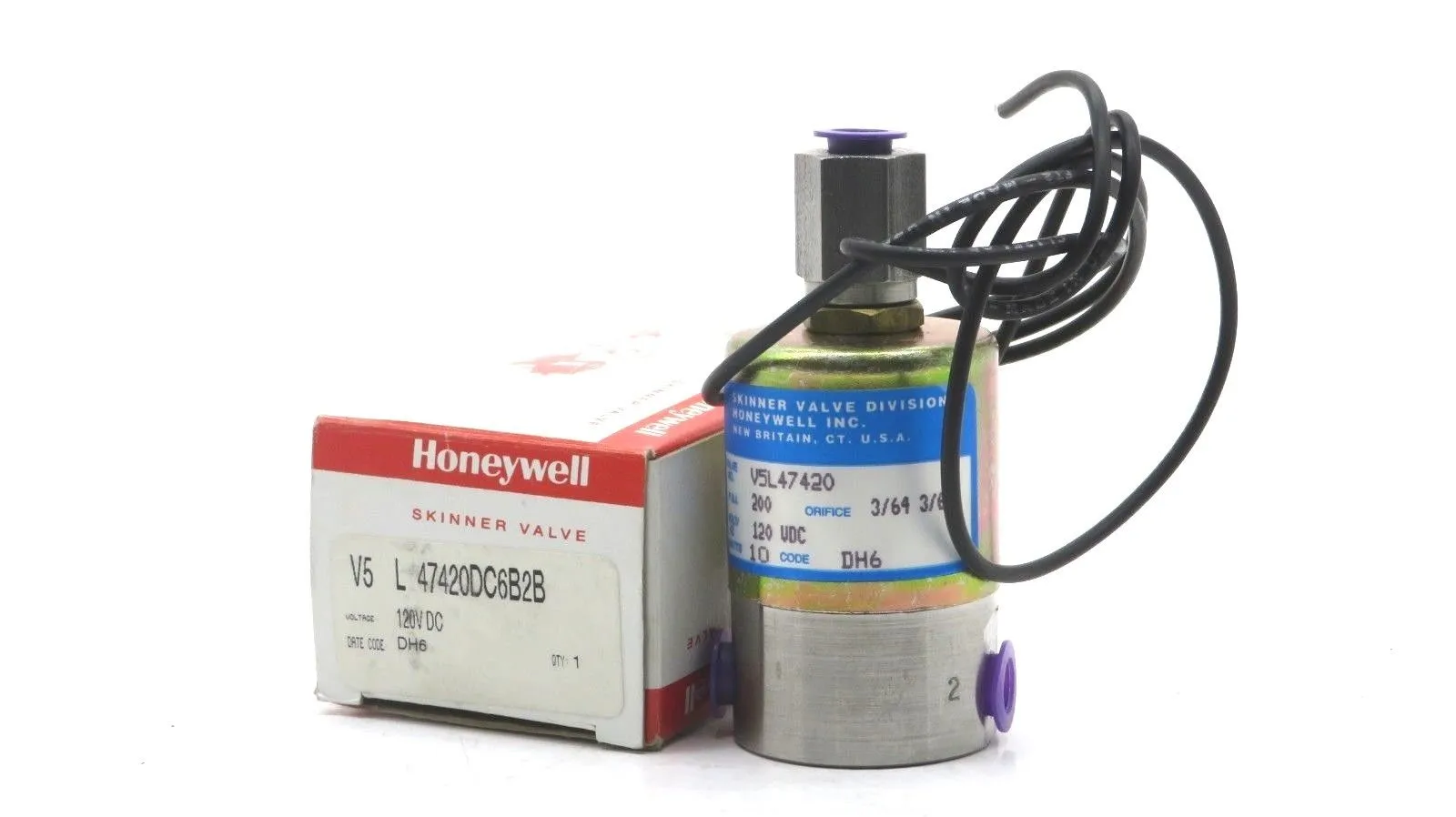 NEW HONEYWELL V5L47420 VALVE 120VDC V5L47420DC6B2B