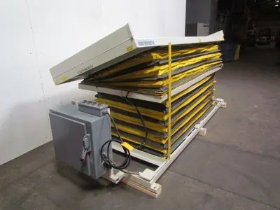 Southworth LSD5.24 Hydraulic Scissor Lift w/Tilting Table 46"x112" 5000 Lb Cap