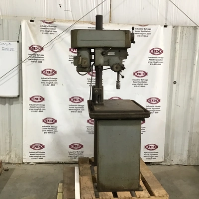 Clausing 16VT1 Variable Speed Drill Press Table with MT Quill