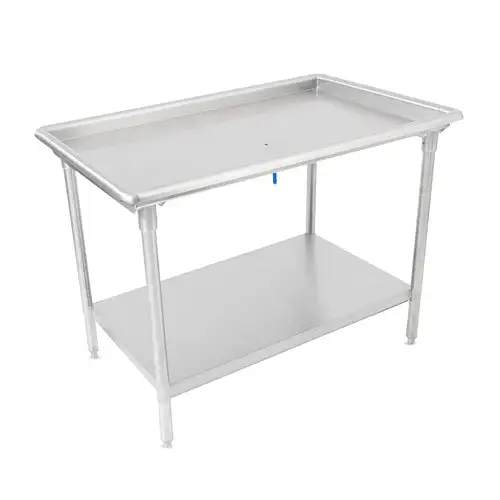 John Boos DST6-3061SSW-X Sorting Table w/ 3" Raised Edge - 60 7/8"W x 30 3/8"D, Stainless Steel